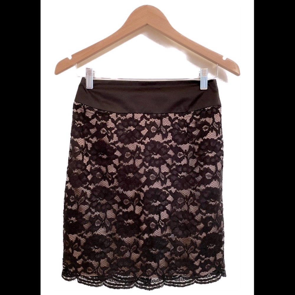 Pencil Lace Skirt